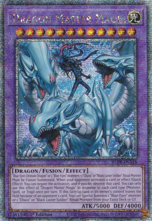 Dragon Master Magia (Quarter Century Secret Rare) card image