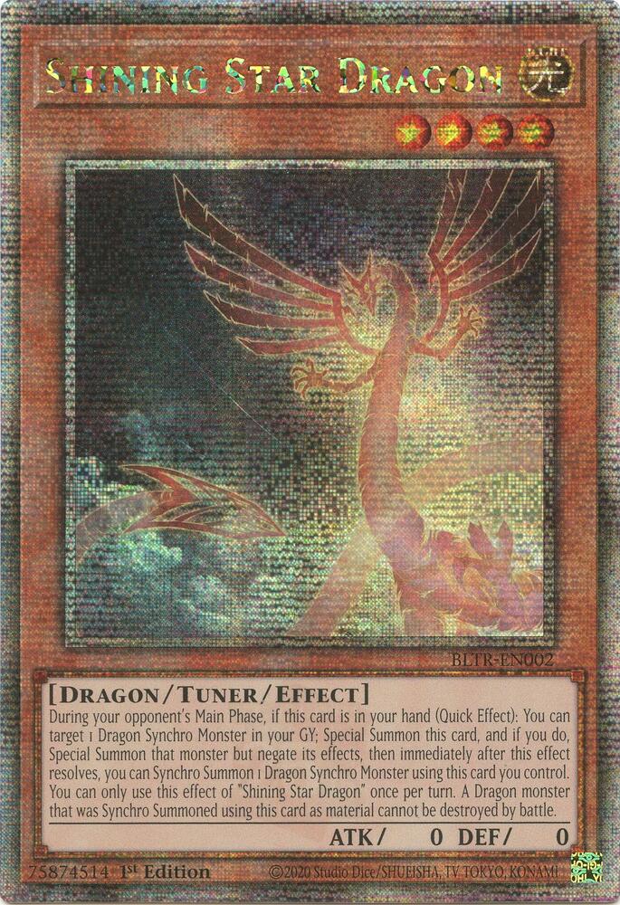 Shining Star Dragon (Quarter Century Secret Rare) card image