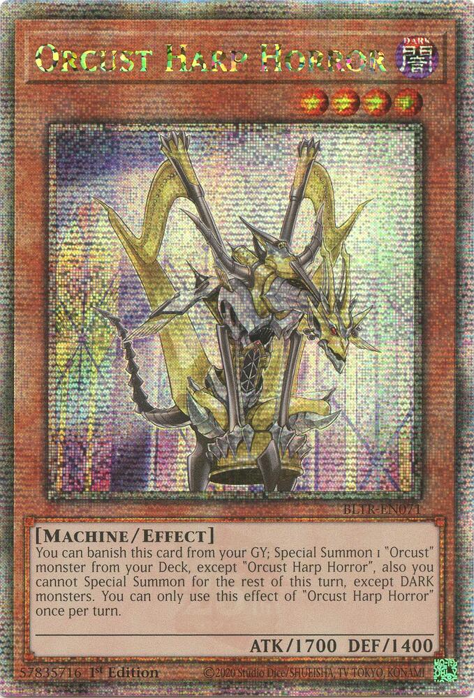 Orcust Harp Horror (Quarter Century Secret Rare) card image
