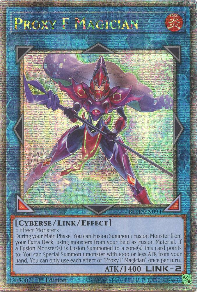 Proxy F Magician (Quarter Century Secret Rare) card image