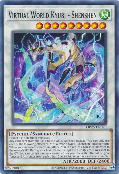 Virtual World Kyubi - Shenshen card image