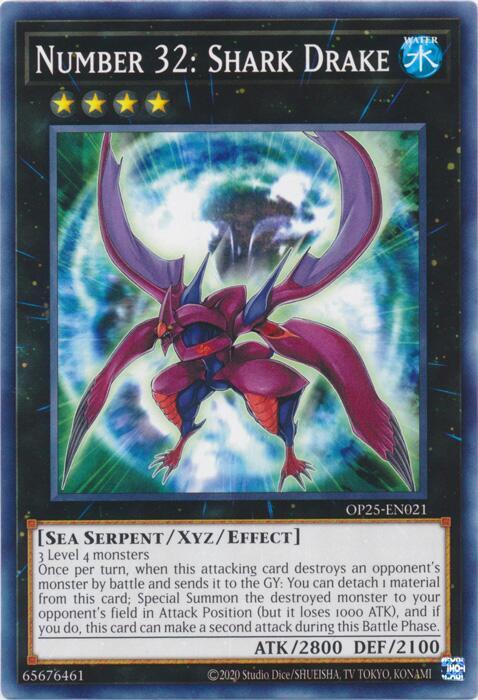 Number 32: Shark Drake card image