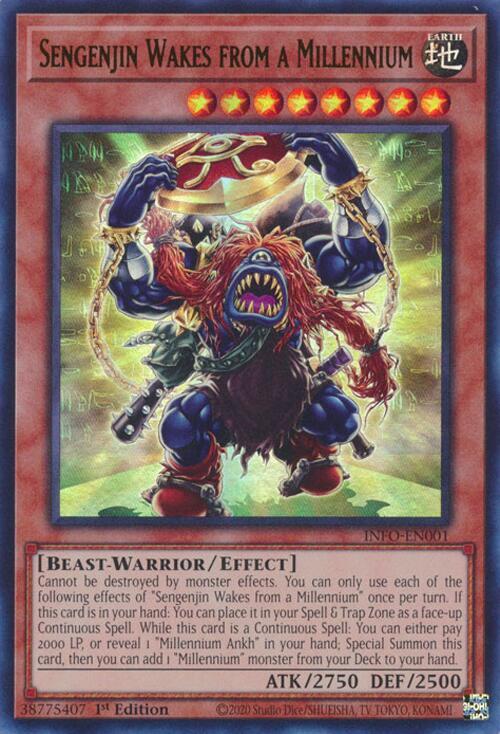 Sengenjin Wakes from a Millennium card image