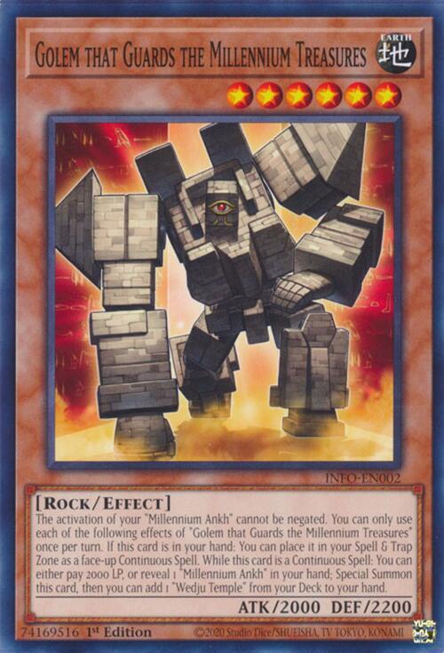 Golem that Guards the Millennium Treasures card image