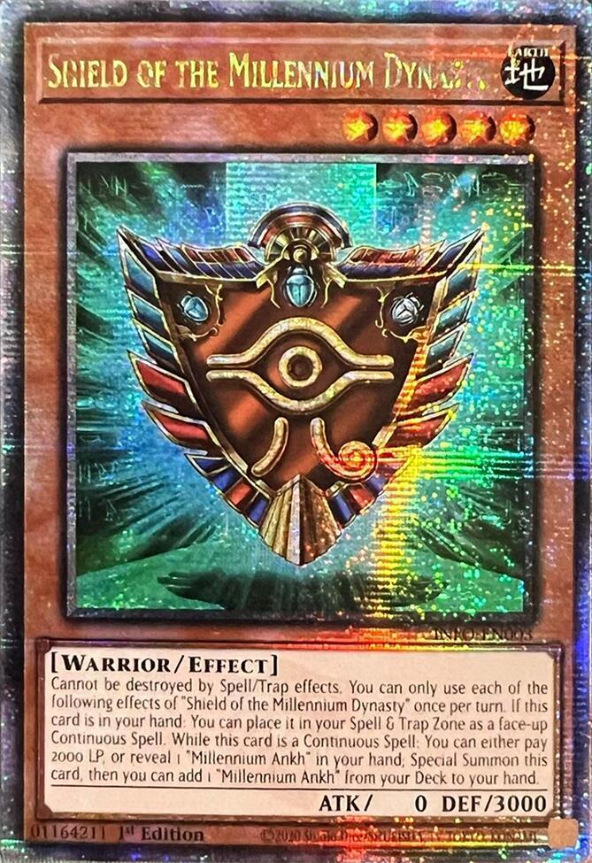 Shield of the Millennium Dynasty (Quarter Century Secret Rare) card image