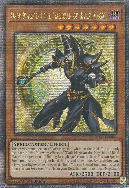 Dark Magician the Magician of Black Magic (Quarter Century Secret Rare) card image