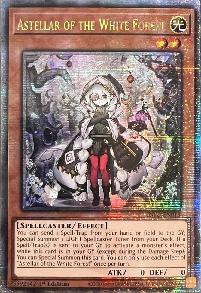 Astellar of the White Forest (Quarter Century Secret Rare) card image