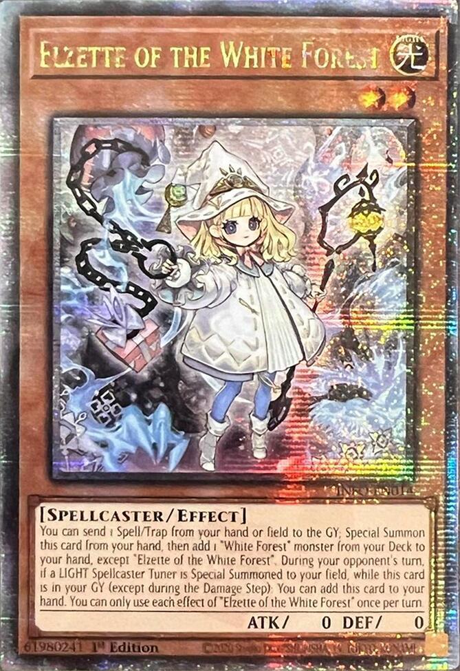 Elzette of the White Forest (Quarter Century Secret Rare) card image