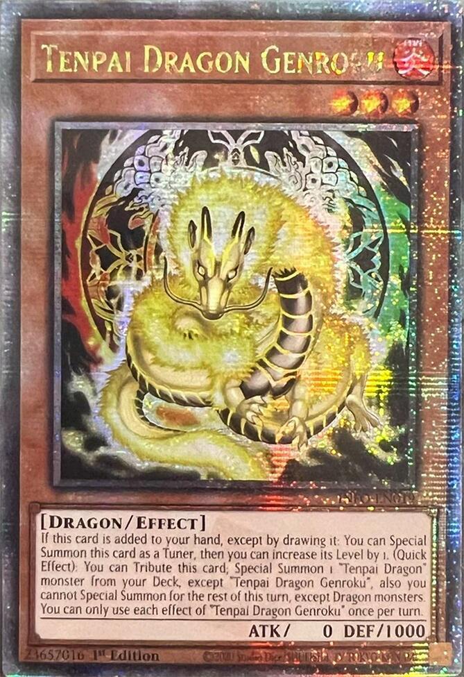Tenpai Dragon Genroku (Quarter Century Secret Rare) card image