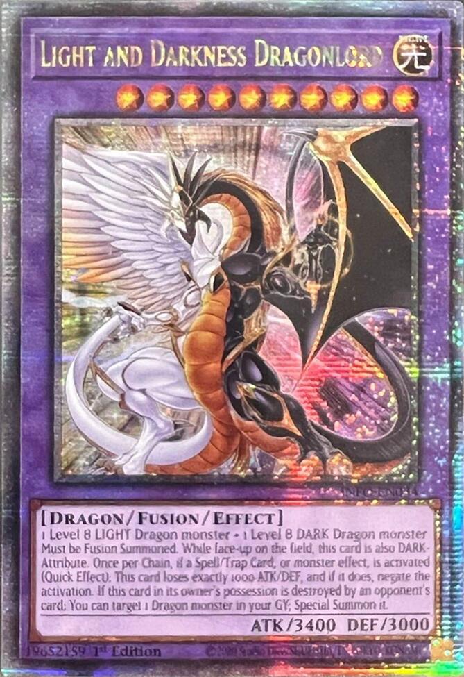 Light and Darkness Dragonlord (Quarter Century Secret Rare) card image