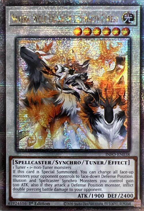 Silvera, Wolf Tamer of the White Forest (Quarter Century Secret Rare) card image