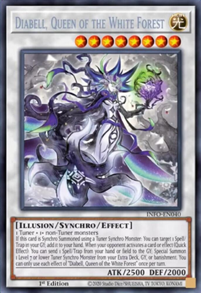 Diabell, Queen of the White Forest card image