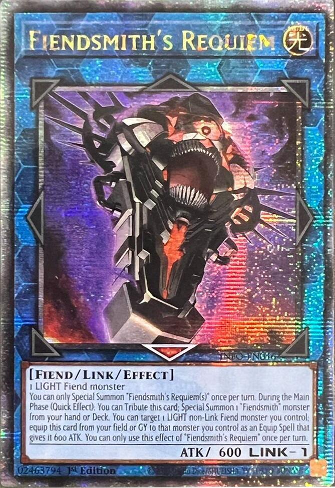 Fiendsmith's Requiem (Quarter Century Secret Rare) card image