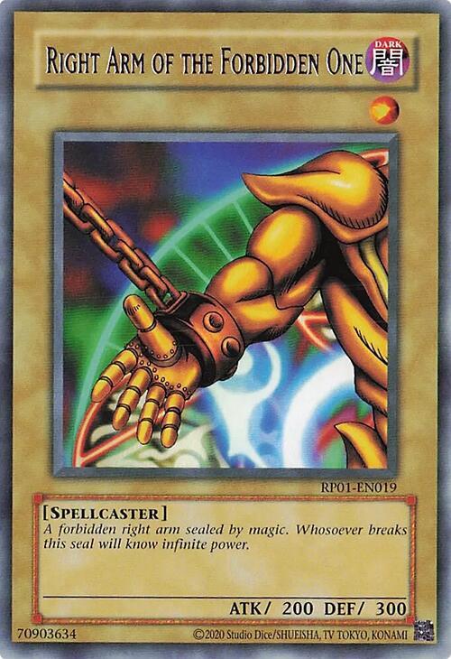 Right Arm of the Forbidden One card image