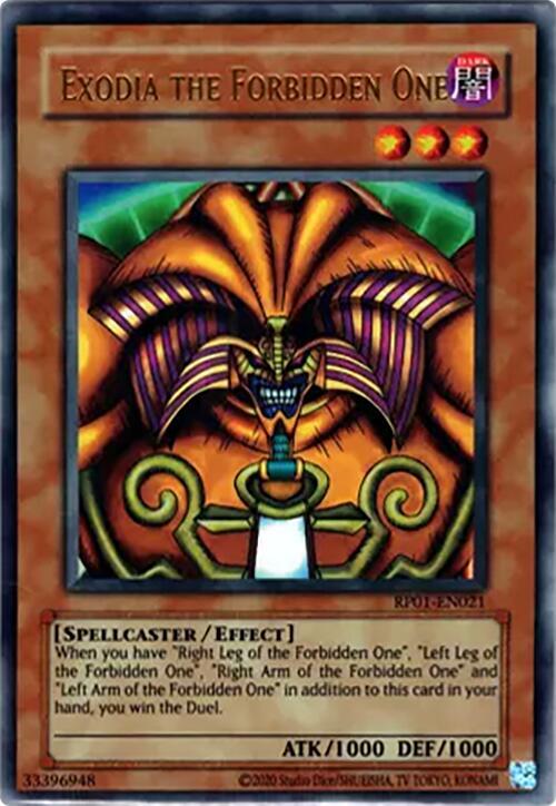 Exodia the Forbidden One card image