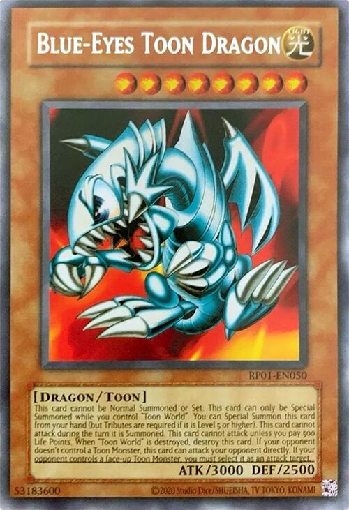 Blue-Eyes Toon Dragon card image