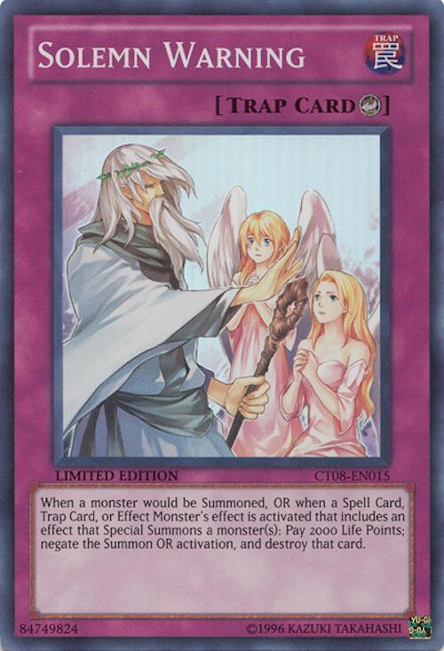 Solemn Warning card image
