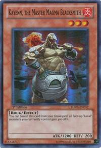 Kayenn, the Master Magma Blacksmith (1st Edition) card image