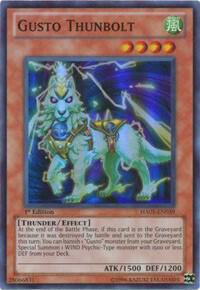 Gusto Thunbolt (1st Edition) card image