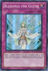 Blessings for Gusto (1st Edition) card image