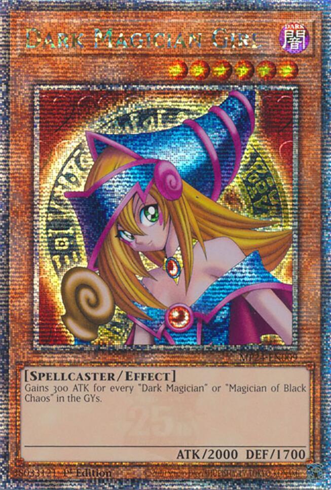 Dark Magician Girl (Quarter Century Secret Rare) card image