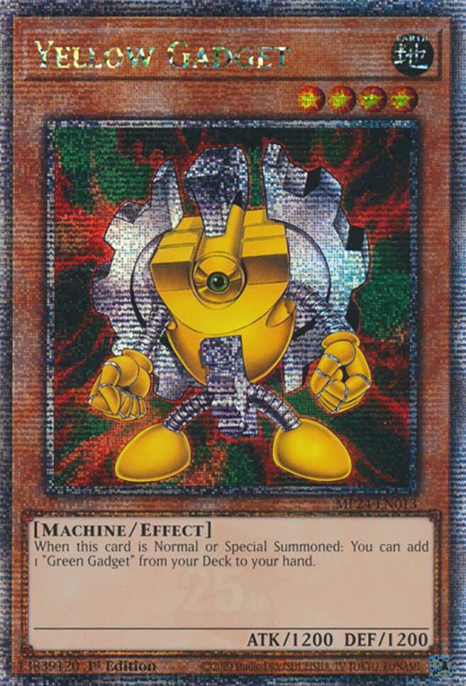 Yellow Gadget (Quarter Century Secret Rare) card image