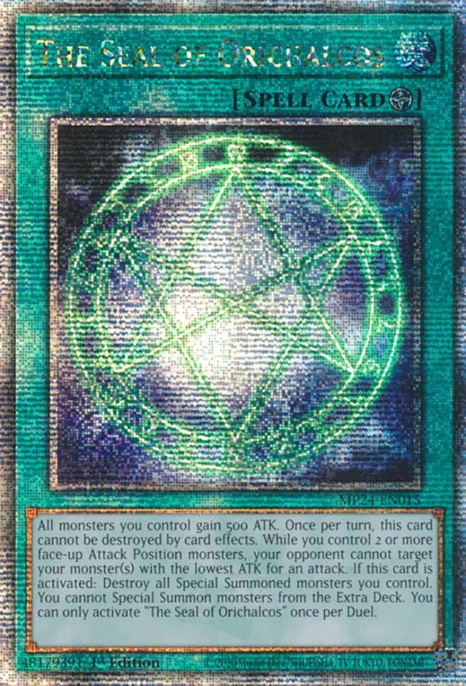 The Seal of Orichalcos (Quarter Century Secret Rare) card image