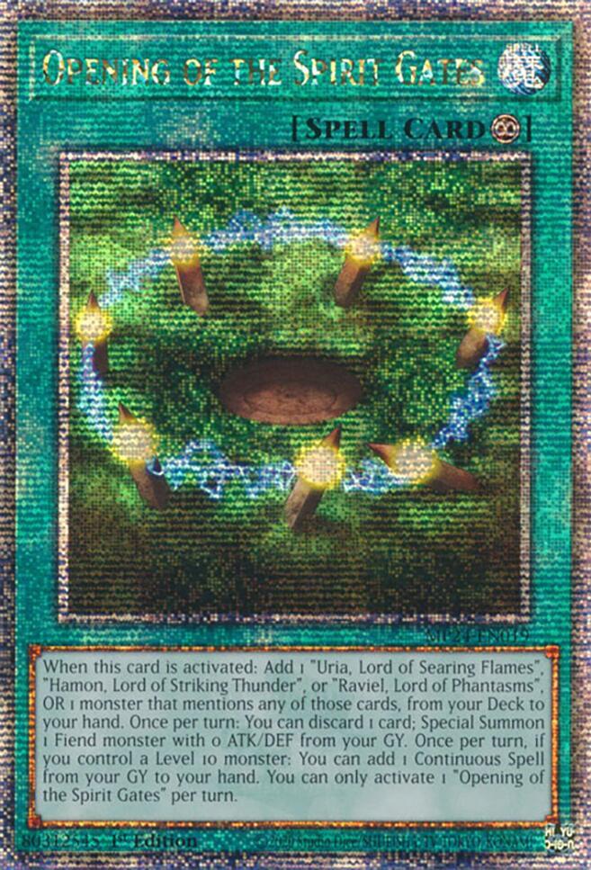 Opening of the Spirit Gates (Quarter Century Secret Rare) card image