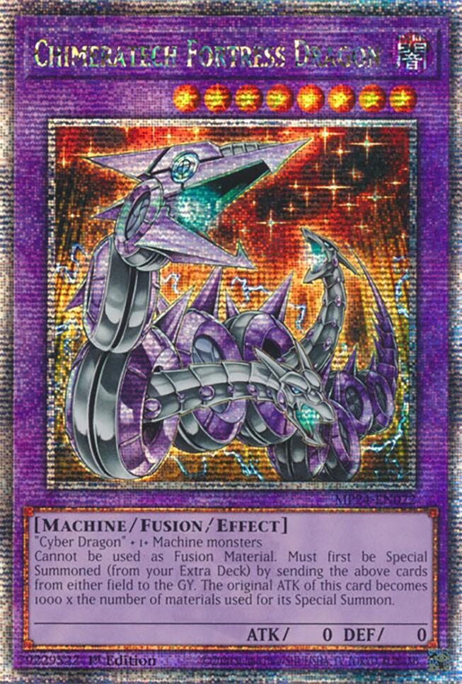 Chimeratech Fortress Dragon (Quarter Century Secret Rare) card image