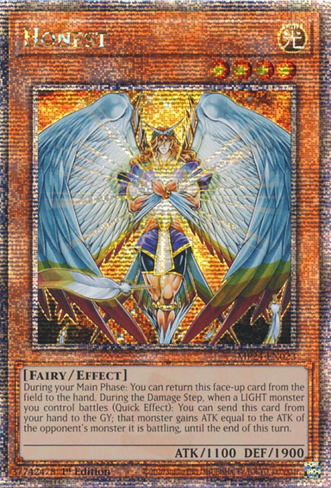 Honest (Quarter Century Secret Rare) card image
