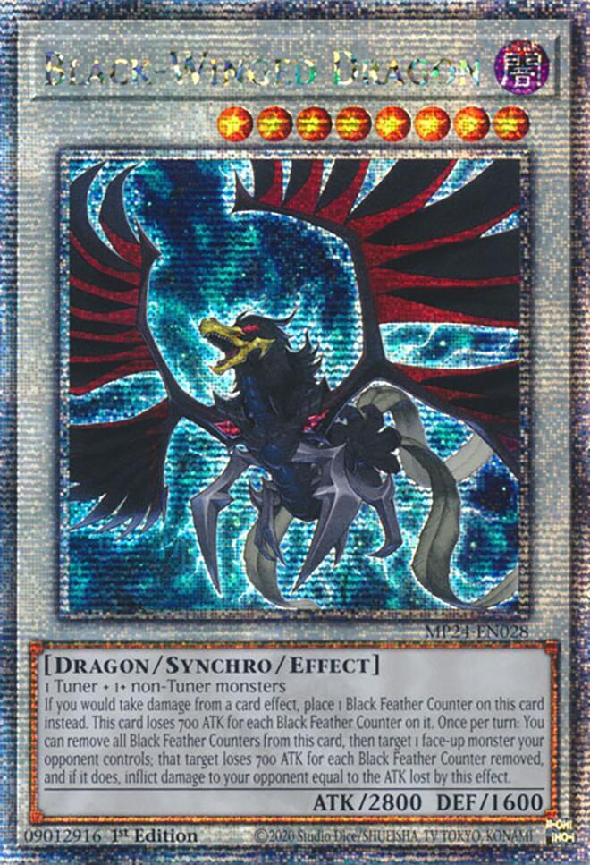 Black-Winged Dragon (Quarter Century Secret Rare) card image