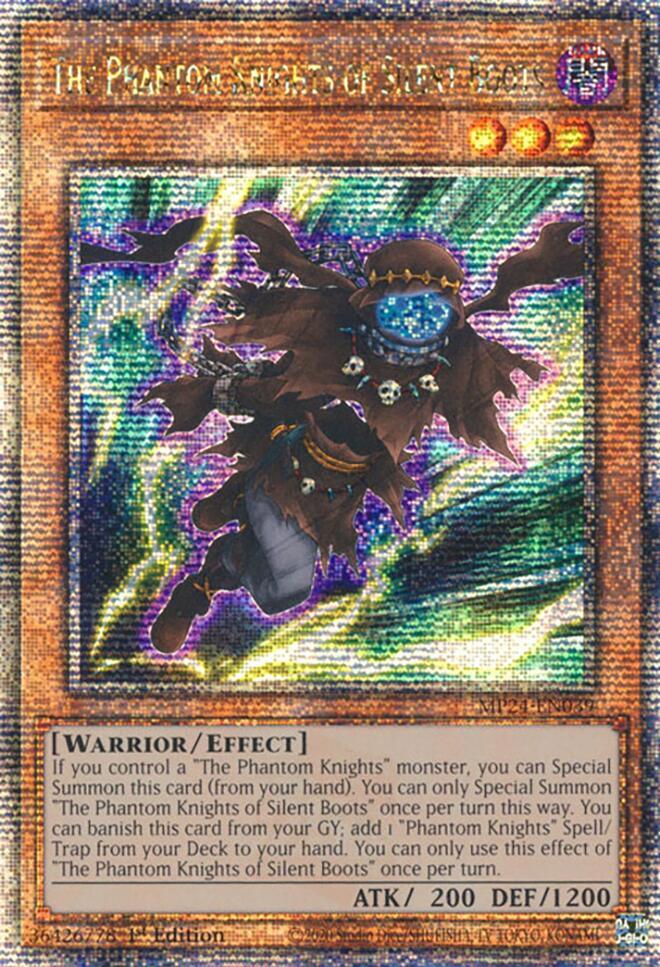 The Phantom Knights of Silent Boots (Quarter Century Secret Rare) card image