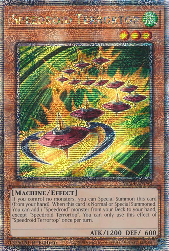 Speedroid Terrortop (Quarter Century Secret Rare) card image