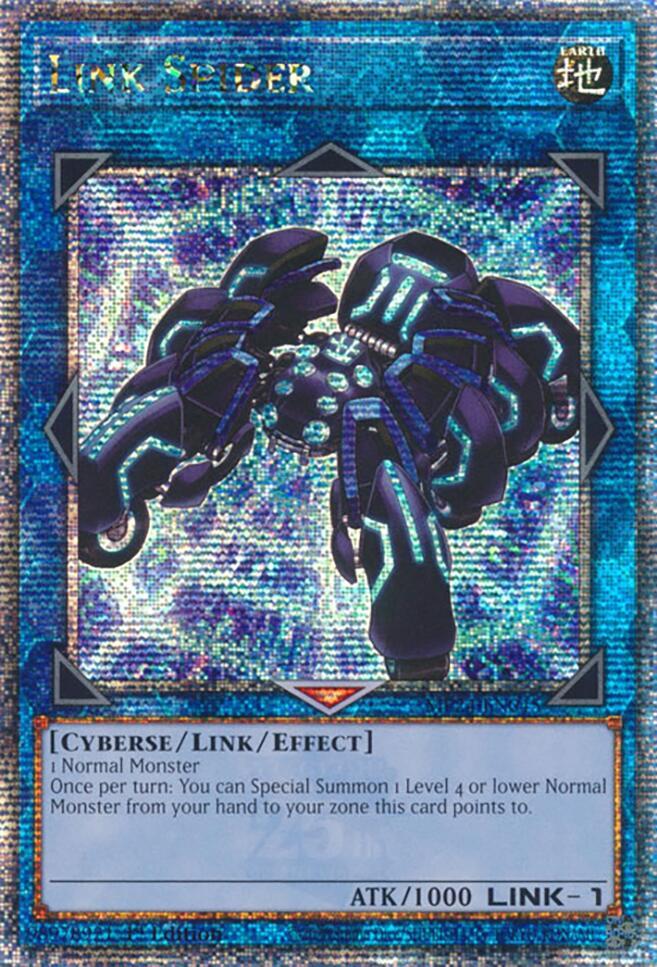 Link Spider (Quarter Century Secret Rare) card image