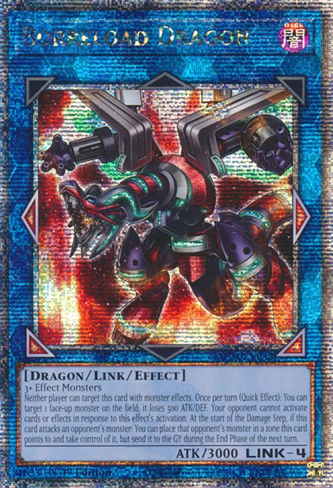 Borreload Dragon (Alternate Art) (Quarter Century Secret Rare) card image