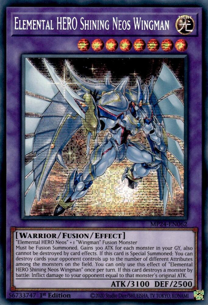 Elemental HERO Shining Neos Wingman card image
