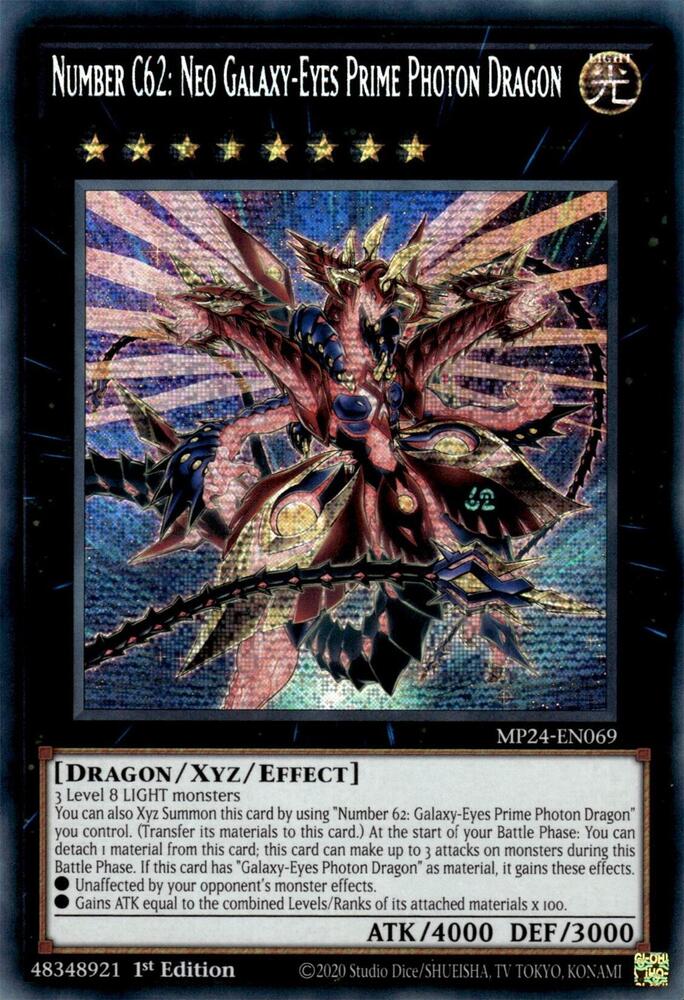 Number C62: Neo Galaxy-Eyes Prime Photon Dragon card image