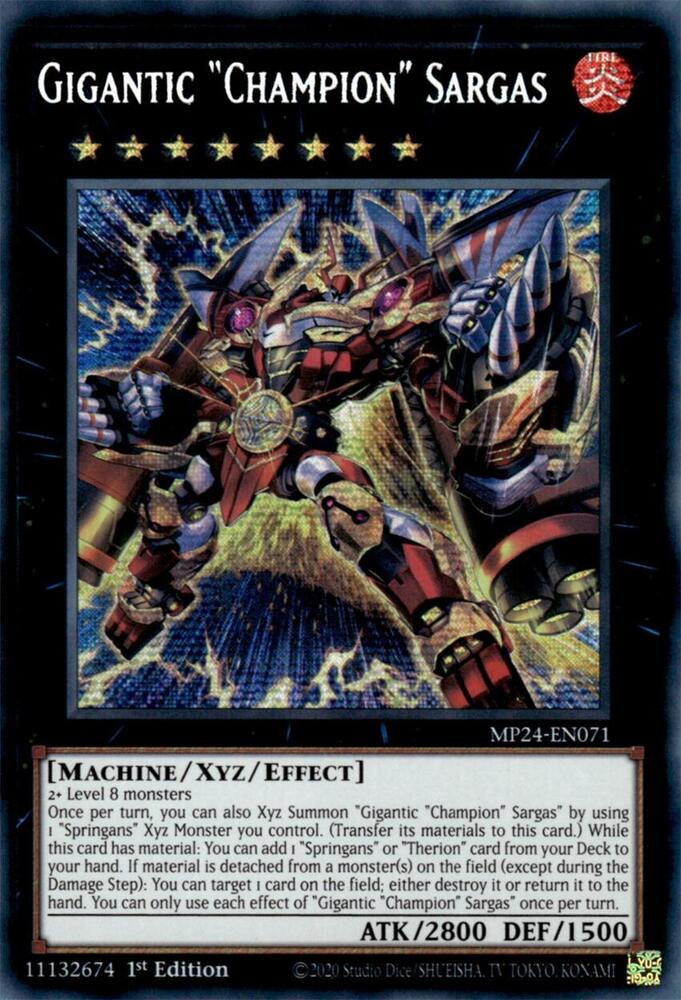 Gigantic "Champion" Sargas card image