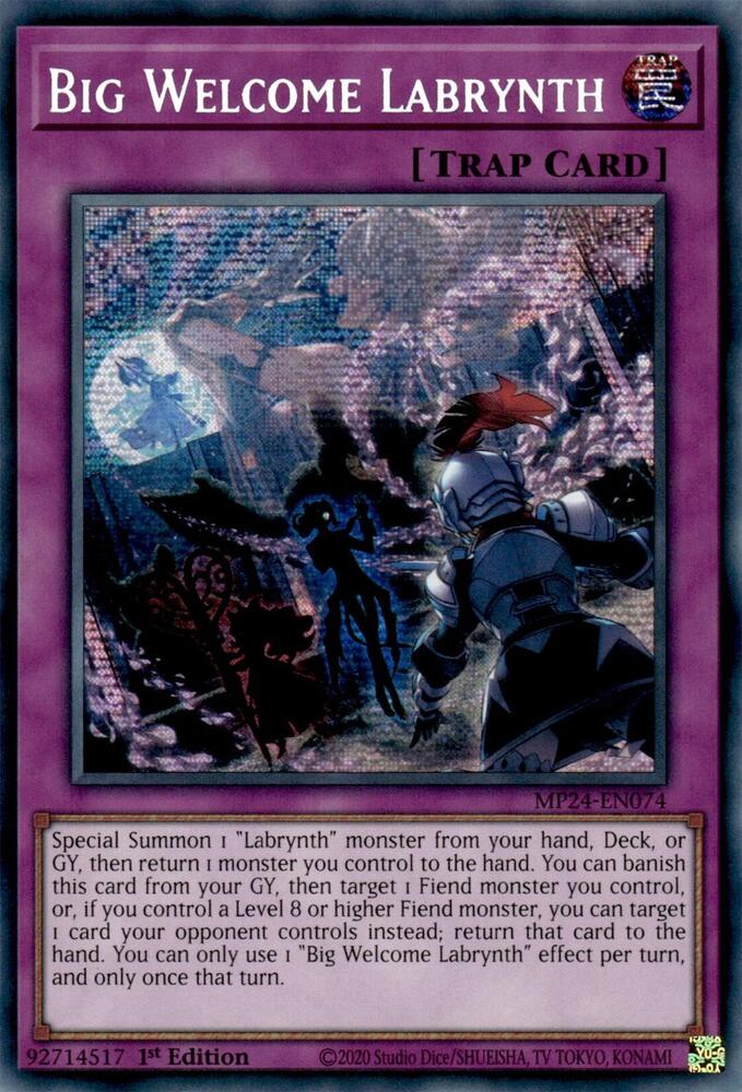 Big Welcome Labrynth card image
