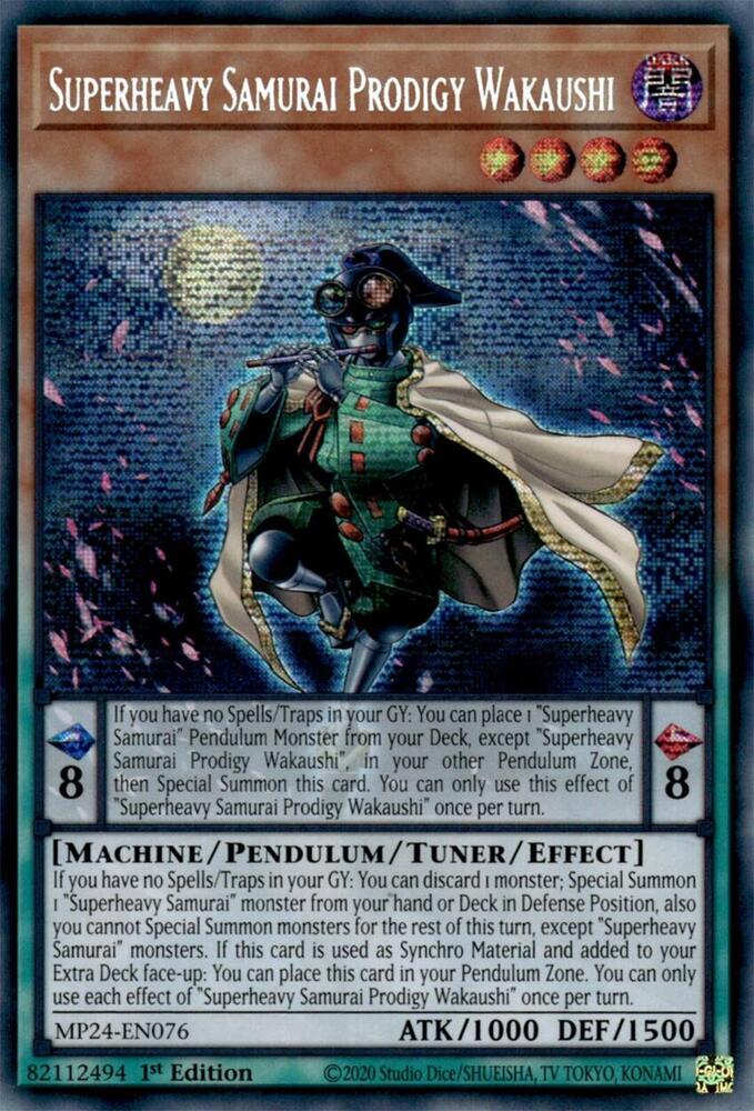 Superheavy Samurai Prodigy Wakaushi card image