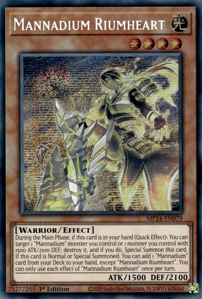 Mannadium Riumheart card image