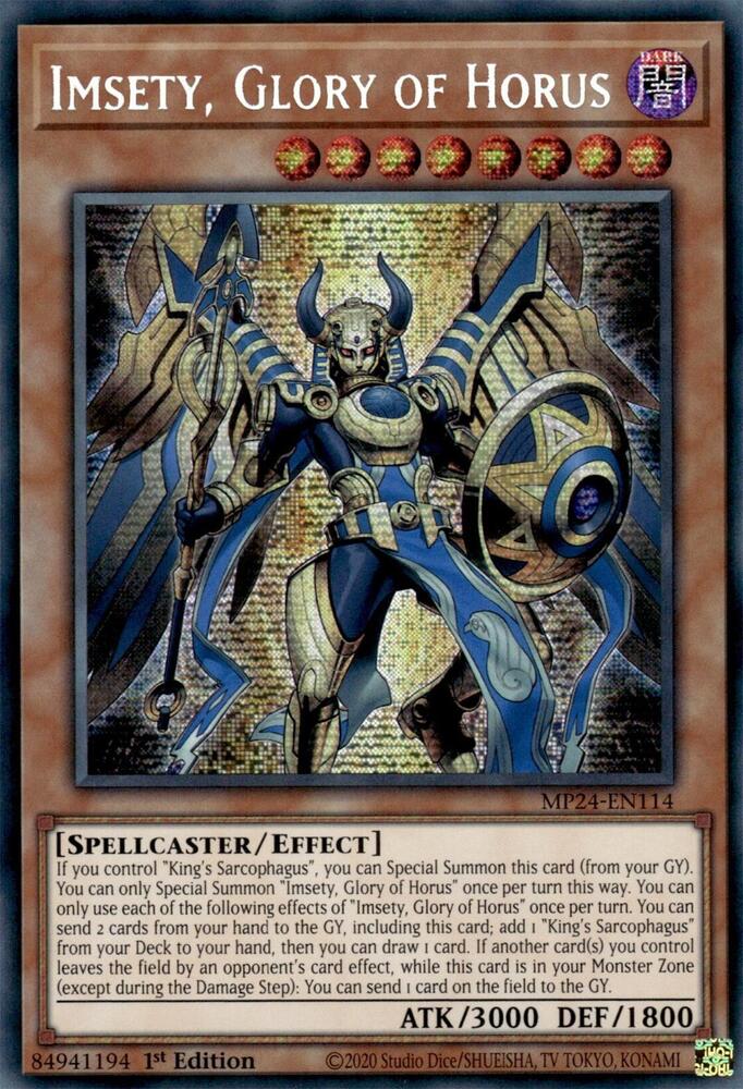 Imsety, Glory of Horus card image