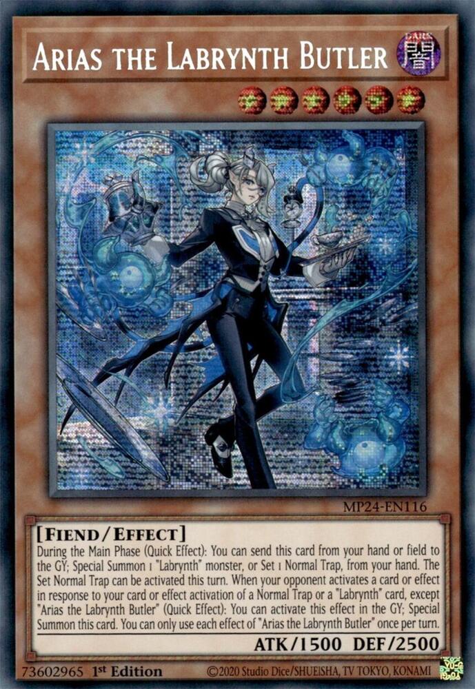 Arias the Labrynth Butler card image