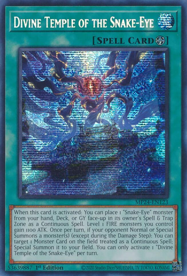 Divine Temple of the Snake-Eye card image