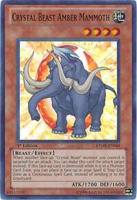 Crystal Beast Amber Mammoth card image