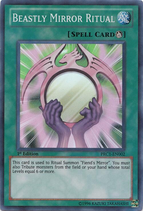 Beastly Mirror Ritual (1st Edition) card image
