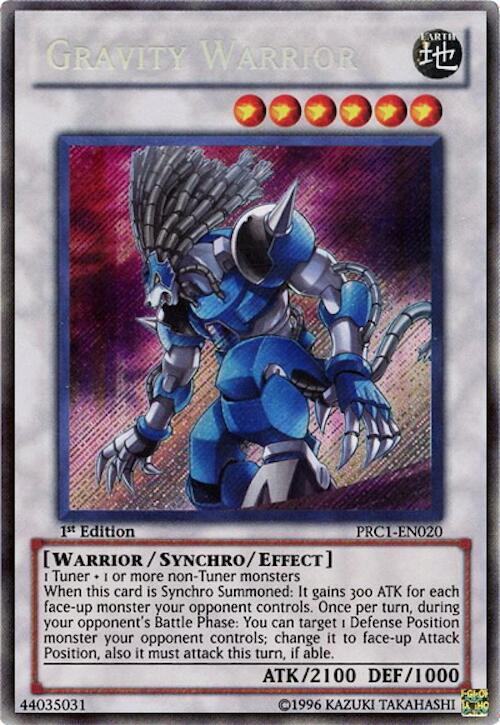Gravity Warrior (1st Edition) card image