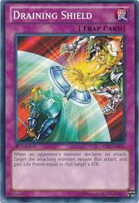 Draining Shield (1st Edition) card image