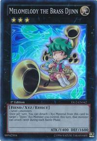 Melomelody the Brass Djinn (1st Edition) card image