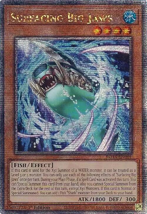 Surfacing Big Jaws (Quarter Century Secret Rare) card image